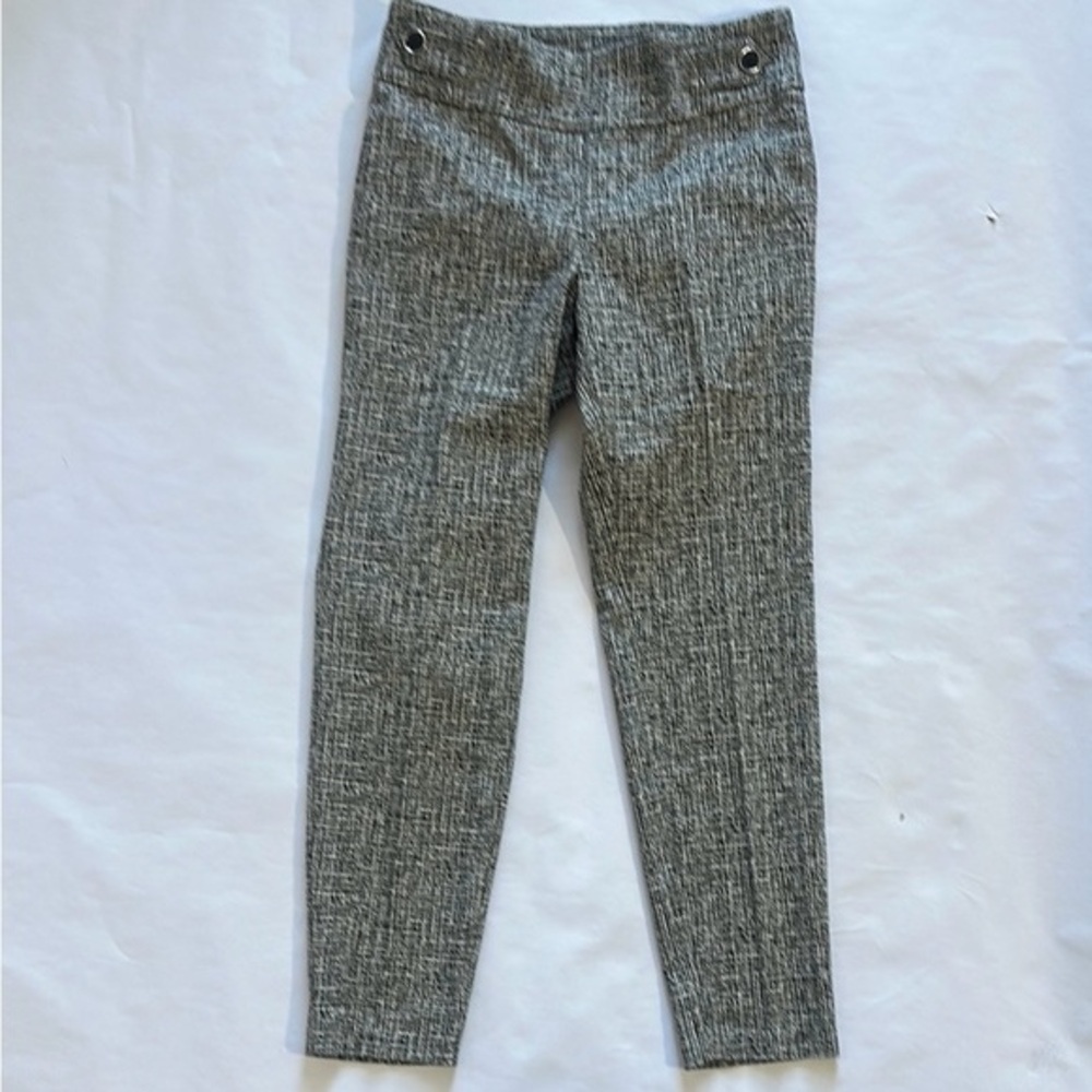 Gray Textured Pants
